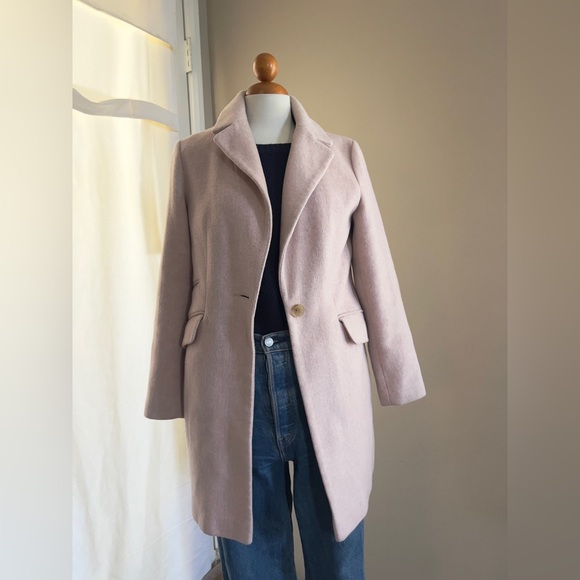 Topshop Blush Pink Coat - Picture 1 of 9
